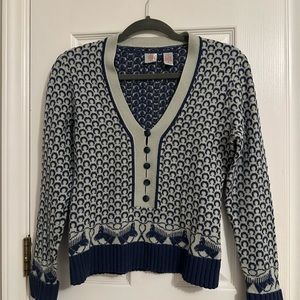 Anthro Equestrian Sweater Gilmore Girls ASO Lorelei Size Small